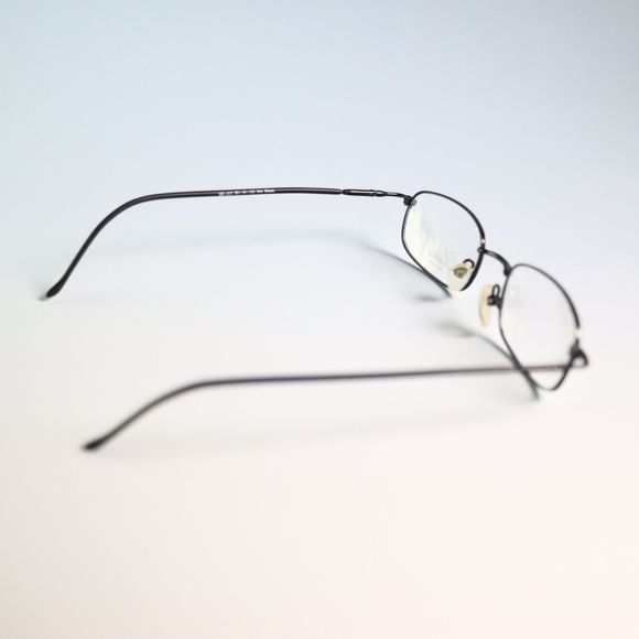 Success Oval black slim frame eyeglasses SS-207 50-18 135 Mat Black eyewear N14 - Picture 7 of 10